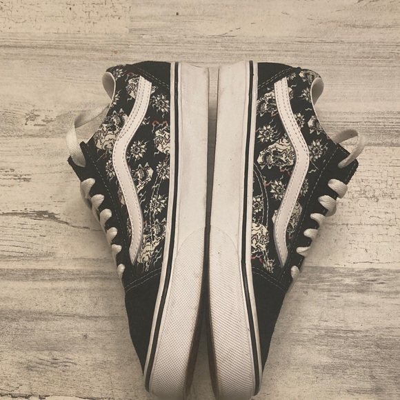 Genuine Vans Old Skool Black and White Flash Skull  Women’s 7. 5 Men’s 6.0 - Picture 5 of 14